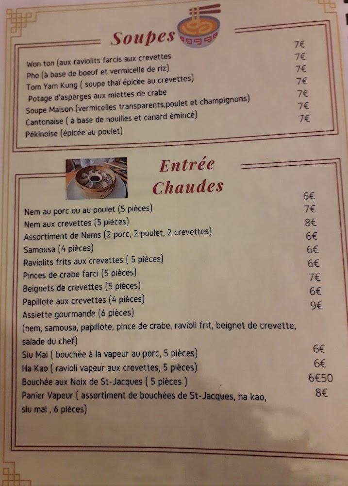 Délices d'Asie - Menu Image 2